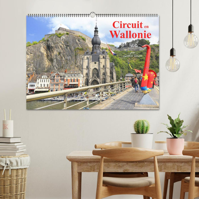Circuit en Wallonie (CALVENDO Calendrier mensuel 2026)