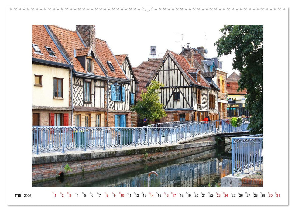Amiens - Capitale de la Somme (CALVENDO Calendrier supérieur 2026)