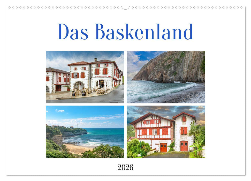 Das Baskenland (CALVENDO Wandkalender 2026)