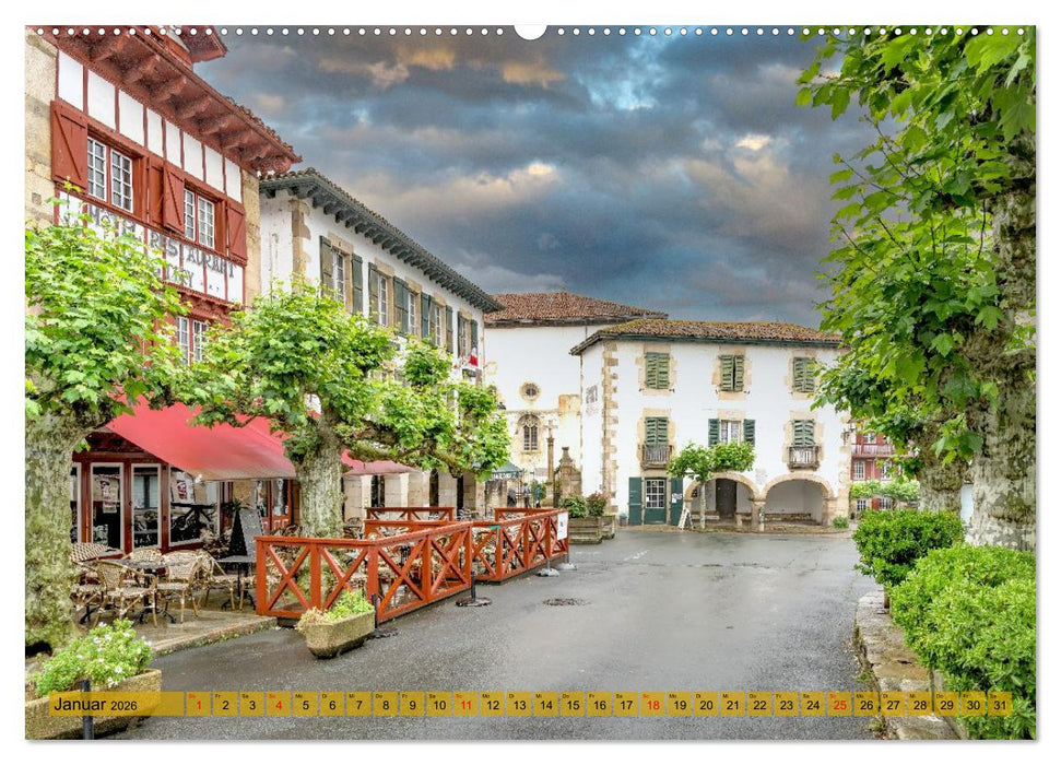 Das Baskenland (CALVENDO Wandkalender 2026)