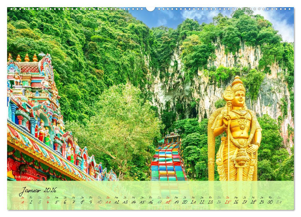Faszination Malaysia Zauberhaftes Südostasien (CALVENDO Wandkalender 2026)