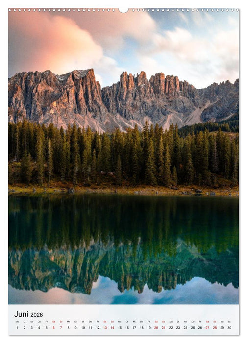 Die Dolomiten - Berge, die begeistern (CALVENDO Premium Wandkalender 2026)