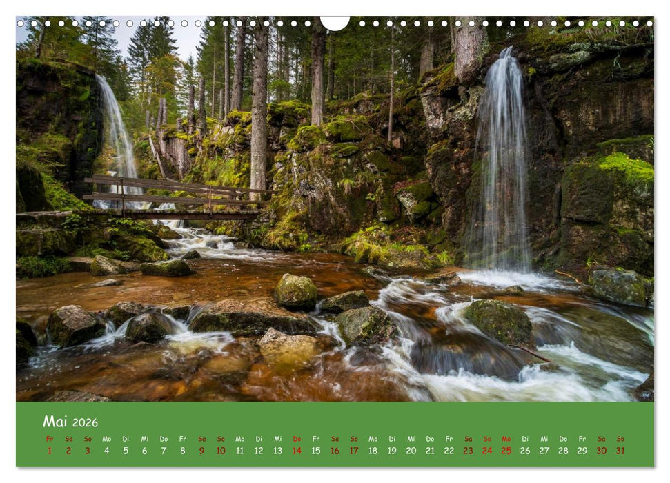 Wasserträume im Schwarzwald (CALVENDO Wandkalender 2026)