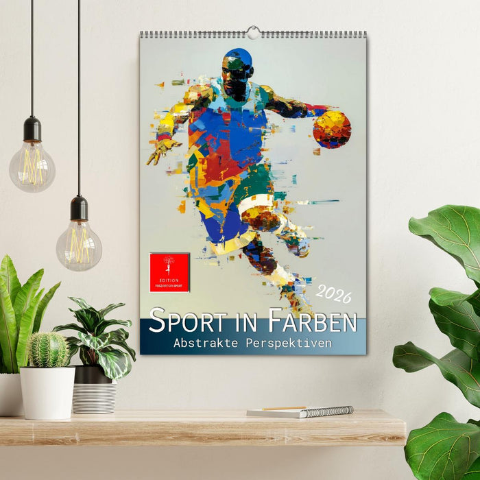 Sport in Farben (CALVENDO Wandkalender 2026)