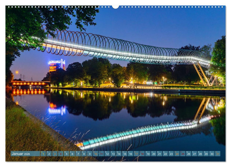 RIVERSIDE BLUES - Abends am Fluss (CALVENDO Wandkalender 2026)