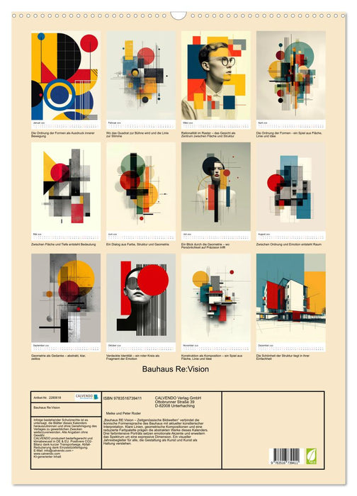 Bauhaus Re:Vision (CALVENDO Wandkalender 2026)