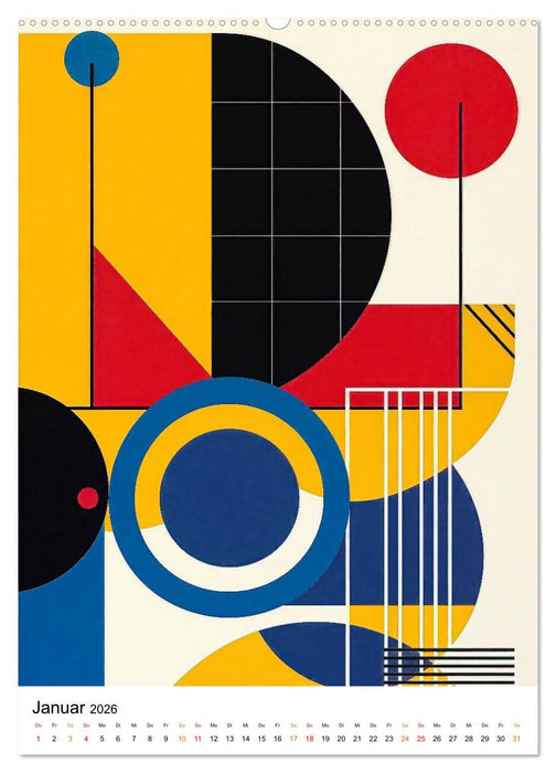 Bauhaus Re:Vision (CALVENDO Wandkalender 2026)