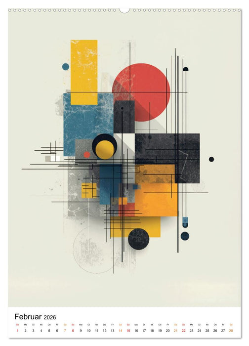 Bauhaus Re:Vision (CALVENDO Wandkalender 2026)