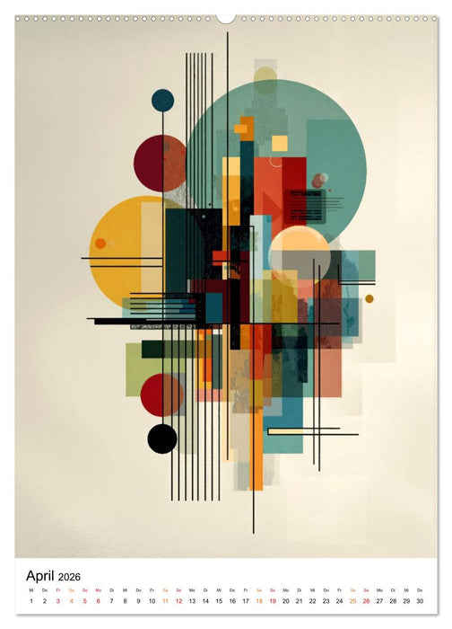 Bauhaus Re:Vision (CALVENDO Premium Wandkalender 2026)