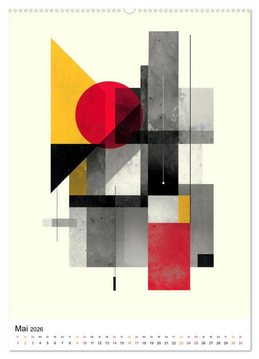 Bauhaus Re:Vision (CALVENDO Premium Wandkalender 2026)