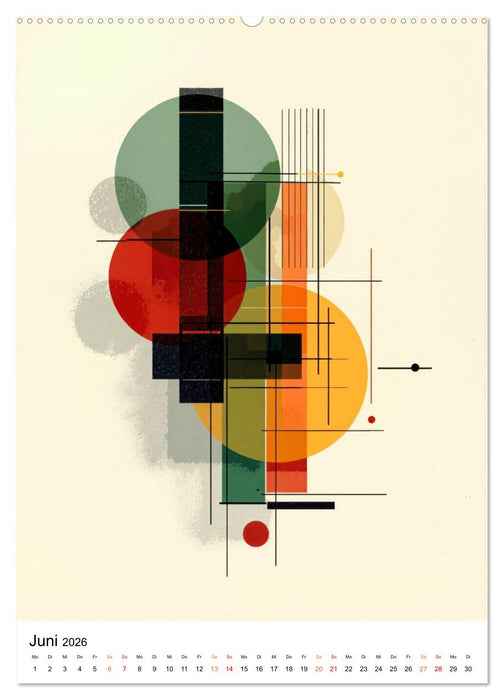 Bauhaus Re:Vision (CALVENDO Premium Wandkalender 2026)