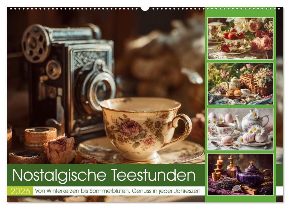 Nostalgische Teestunden (CALVENDO Wandkalender 2026)