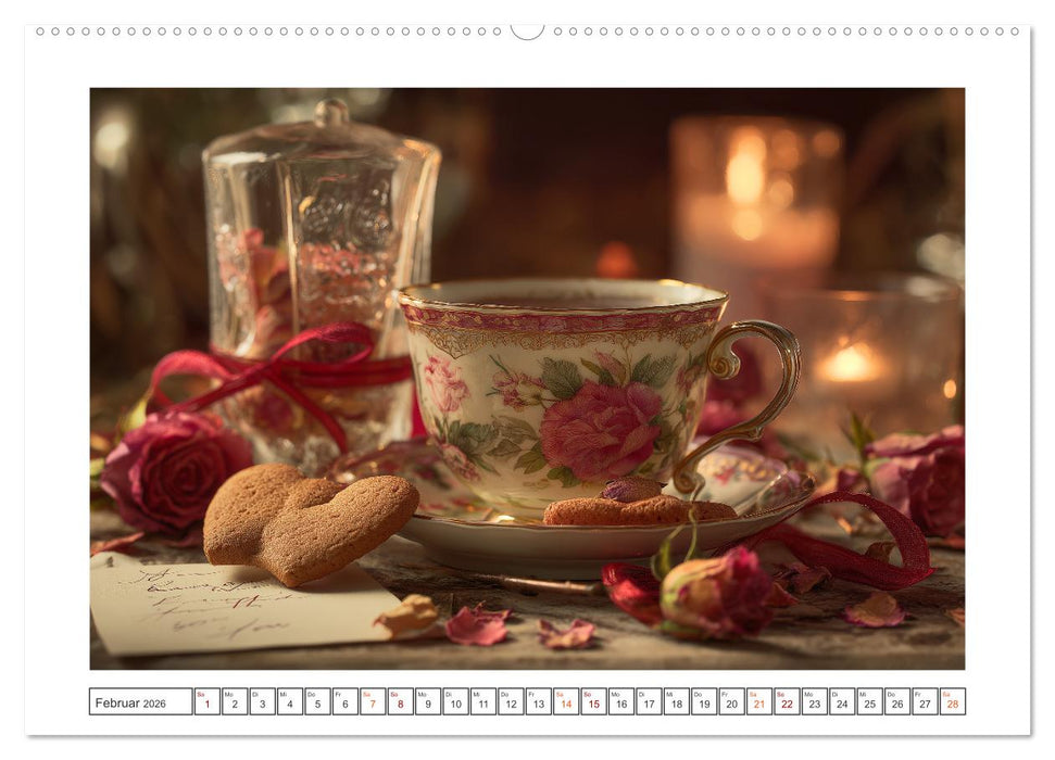 Nostalgische Teestunden (CALVENDO Wandkalender 2026)