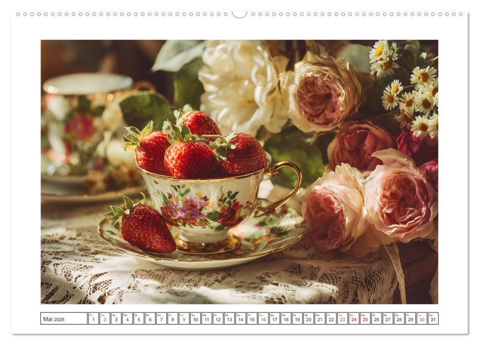 Nostalgische Teestunden (CALVENDO Wandkalender 2026)