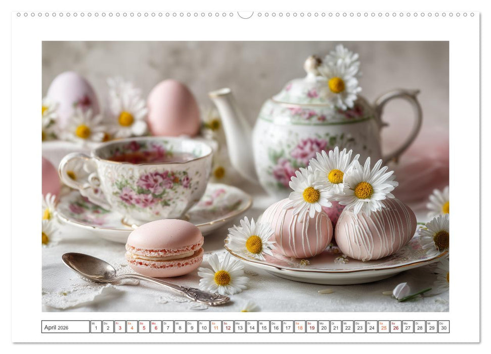 Nostalgische Teestunden (CALVENDO Premium Wandkalender 2026)