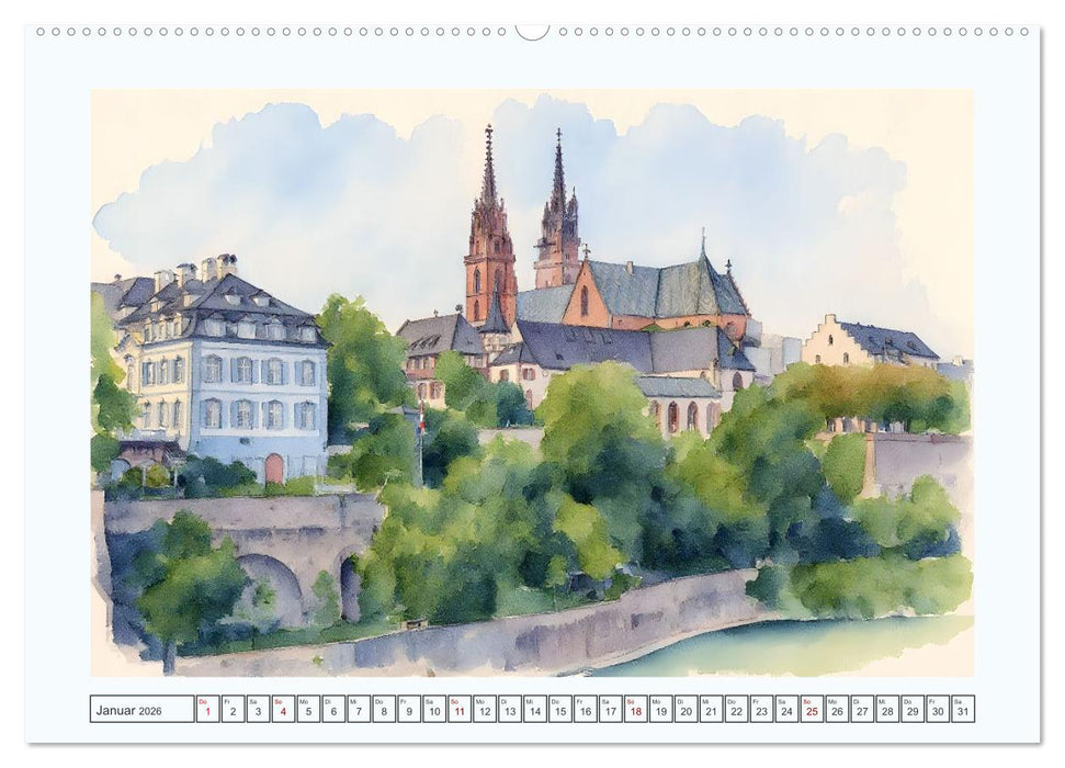 Traumreise durch die Schweiz (CALVENDO Wandkalender 2026)