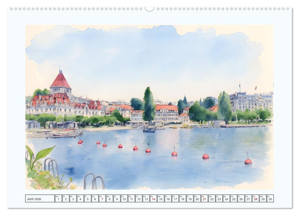 Traumreise durch die Schweiz (CALVENDO Wandkalender 2026)