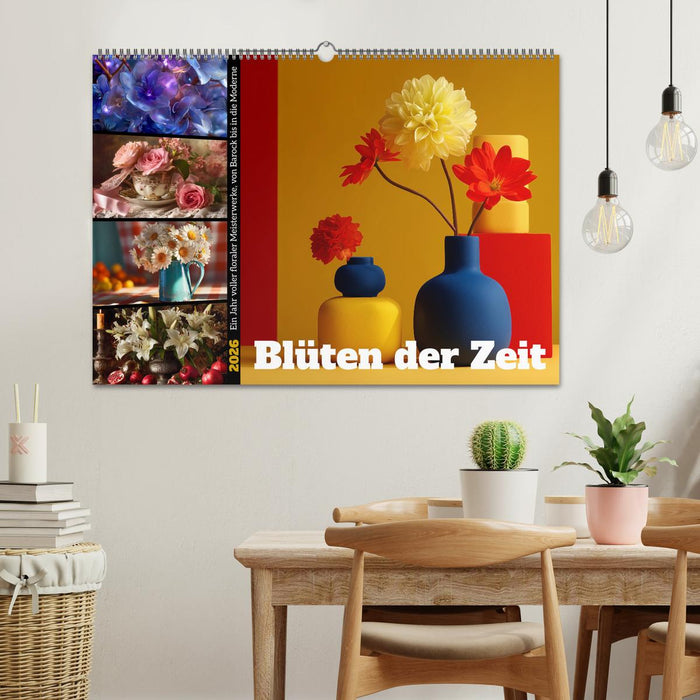 Blüten der Zeit (CALVENDO Wandkalender 2026)