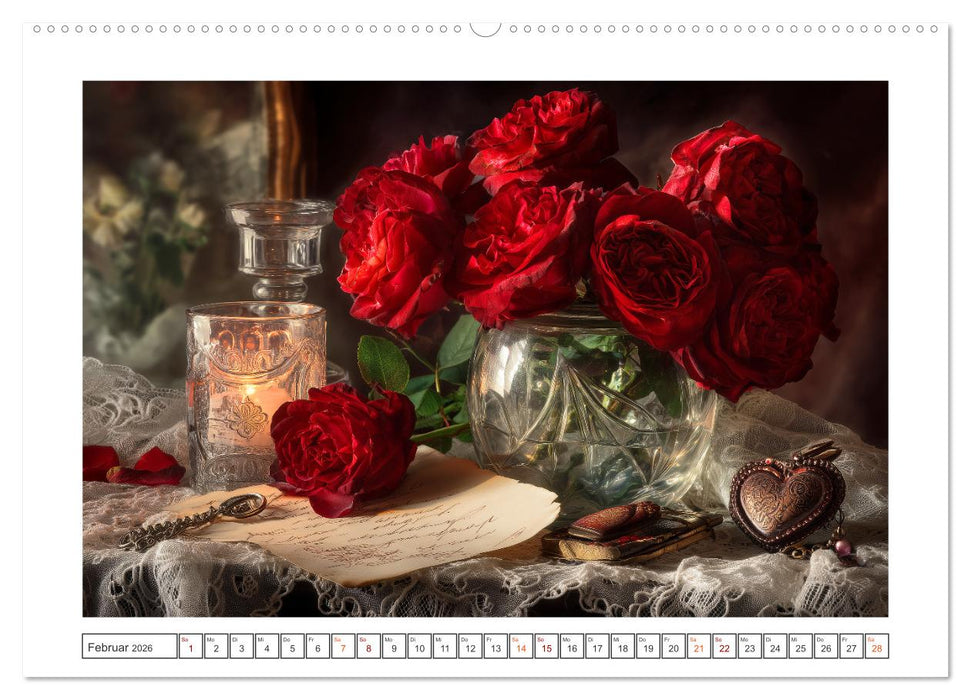 Blüten der Zeit (CALVENDO Wandkalender 2026)