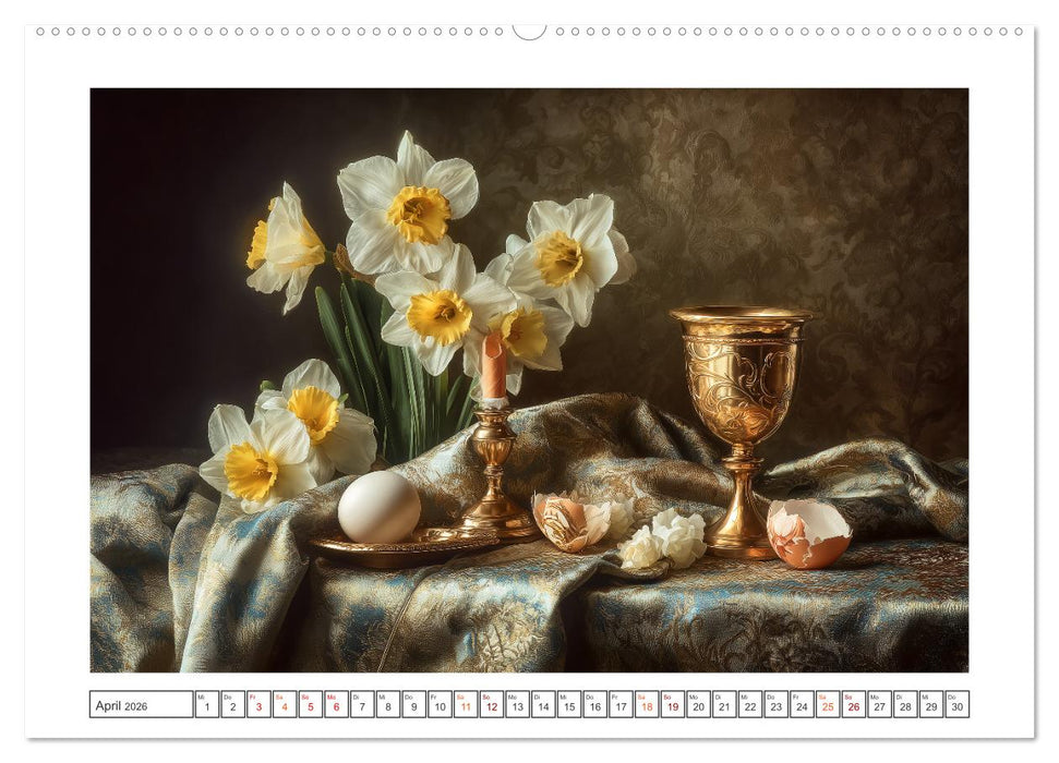 Blüten der Zeit (CALVENDO Wandkalender 2026)