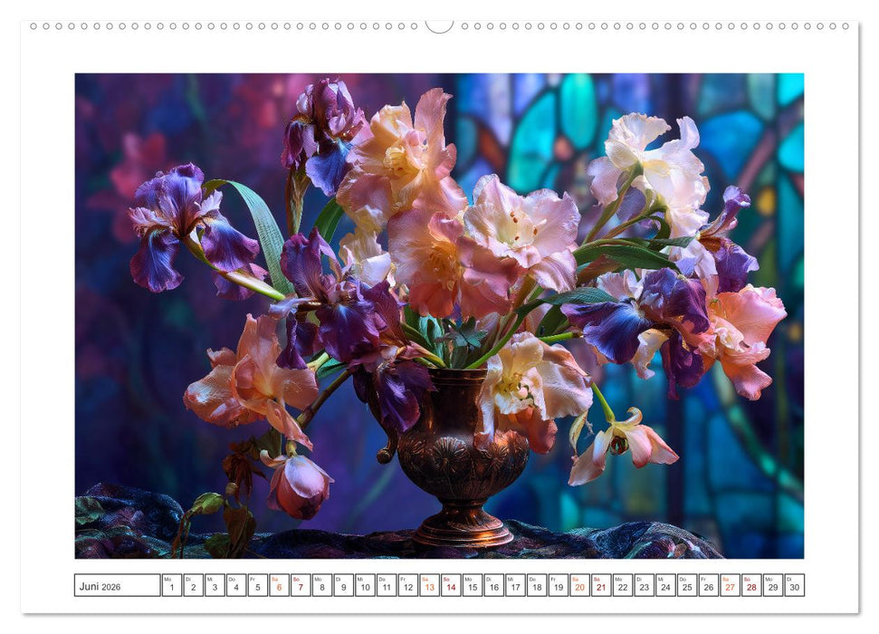 Blüten der Zeit (CALVENDO Wandkalender 2026)