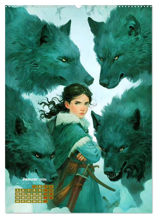 Worlds Unwritten (CALVENDO Premium Wandkalender 2026)