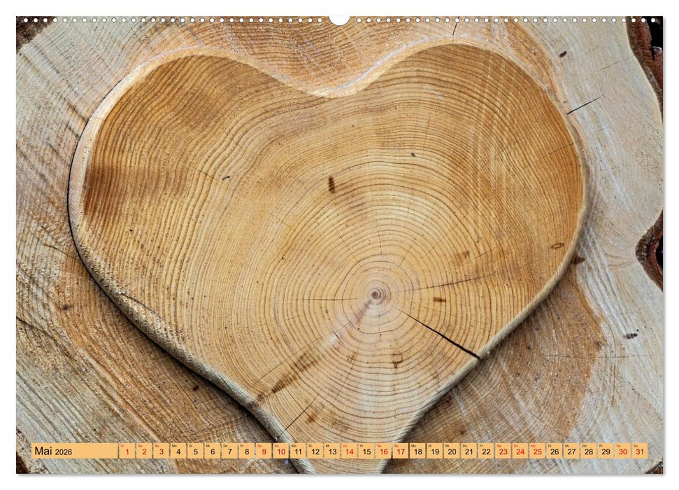 Das Element Holz - Ein Sinnbild (CALVENDO Wandkalender 2026)