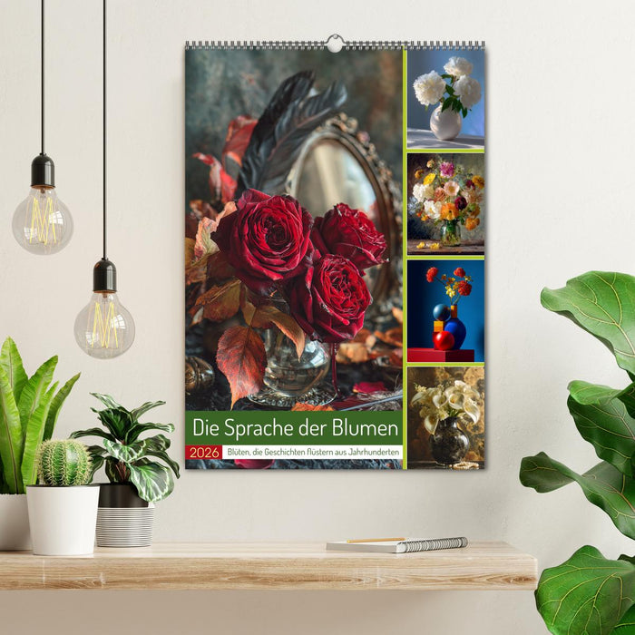 Die Sprache der Blumen (CALVENDO Wandkalender 2026)