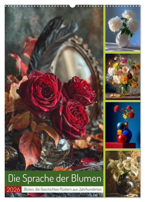 Die Sprache der Blumen (CALVENDO Wandkalender 2026)