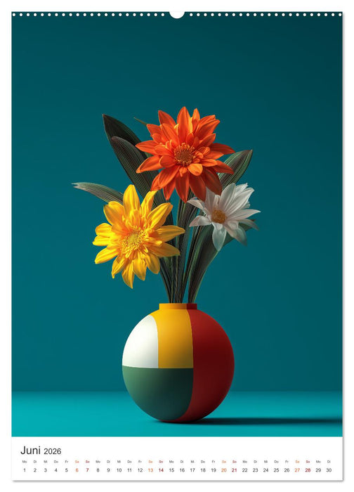 Die Sprache der Blumen (CALVENDO Wandkalender 2026)