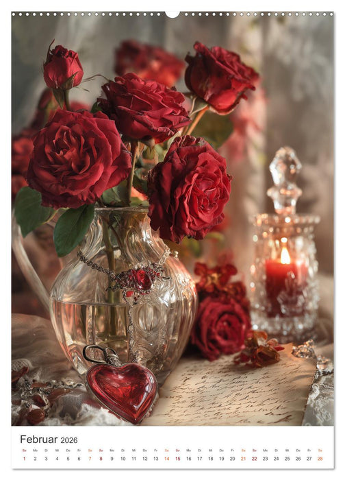 Die Sprache der Blumen (CALVENDO Premium Wandkalender 2026)