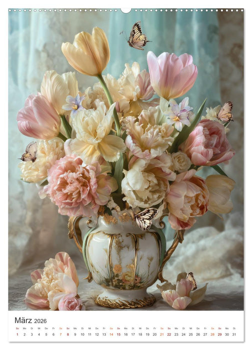 Die Sprache der Blumen (CALVENDO Premium Wandkalender 2026)