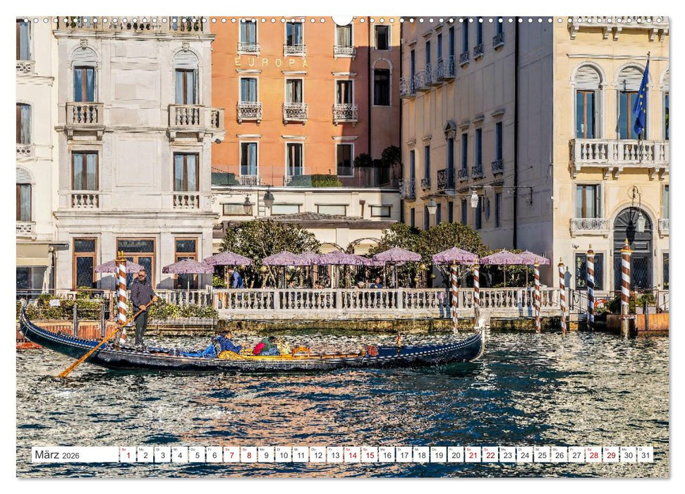 Venedig - Impressionen aus der Serenissima (CALVENDO Wandkalender 2026)