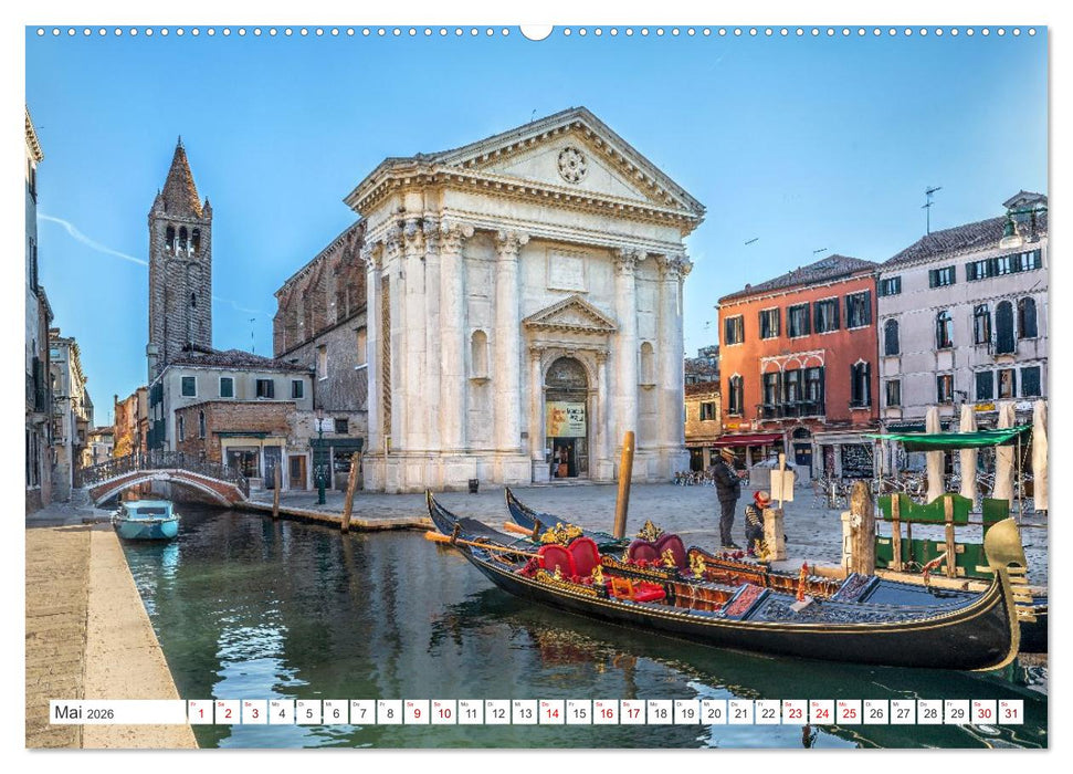 Venedig - Impressionen aus der Serenissima (CALVENDO Premium Wandkalender 2026)