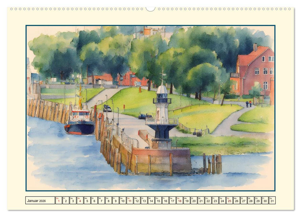 Schleswig-Holsteins Nordseeküste (CALVENDO Wandkalender 2026)