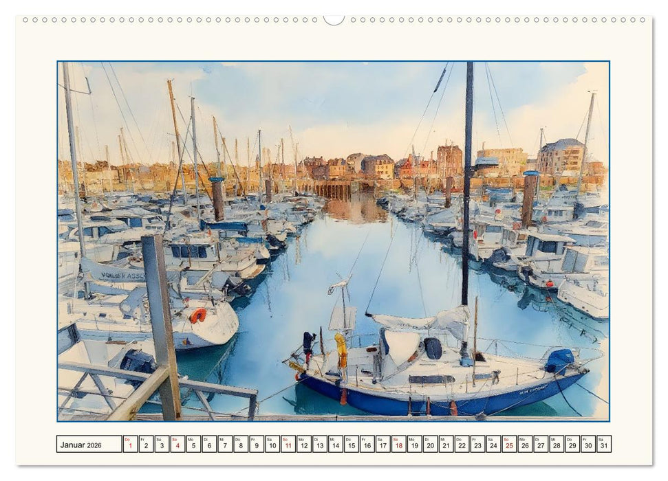 Reise durch die Normandie (CALVENDO Premium Wandkalender 2026)