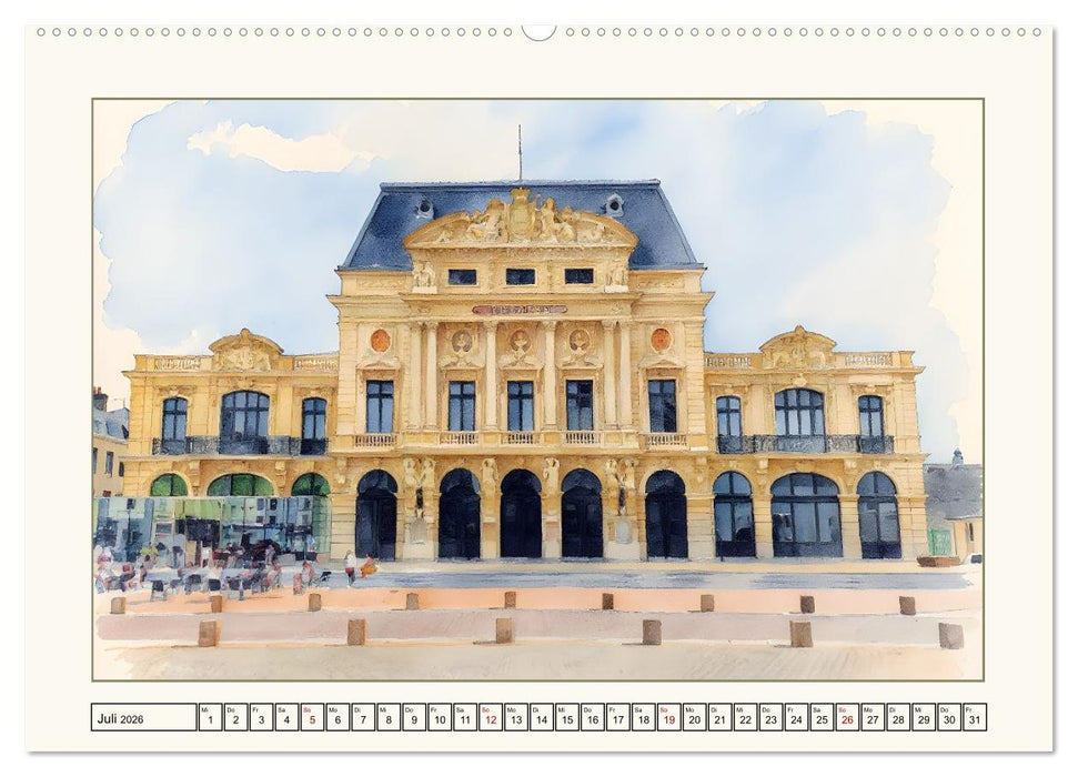 Reise durch die Normandie (CALVENDO Premium Wandkalender 2026)