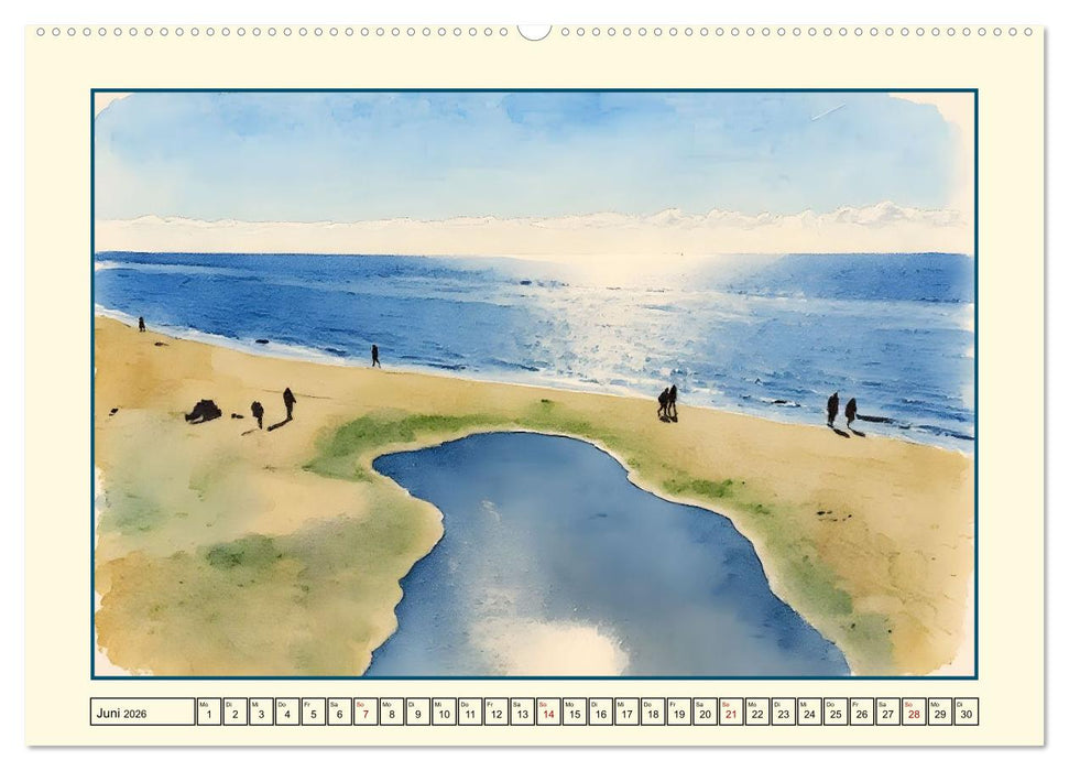 Schleswig-Holsteins Nordseeküste (CALVENDO Premium Wandkalender 2026)