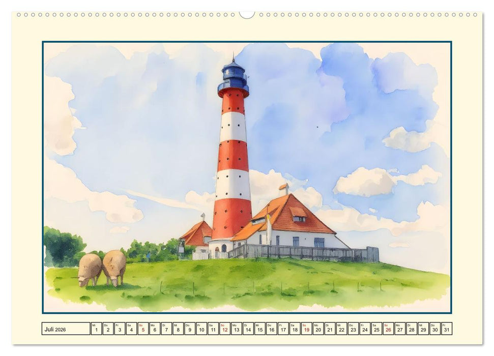 Schleswig-Holsteins Nordseeküste (CALVENDO Premium Wandkalender 2026)