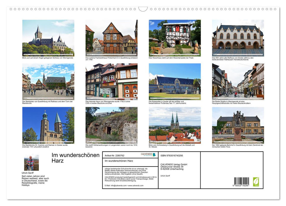 Im wunderschönen Harz (CALVENDO Wandkalender 2026)