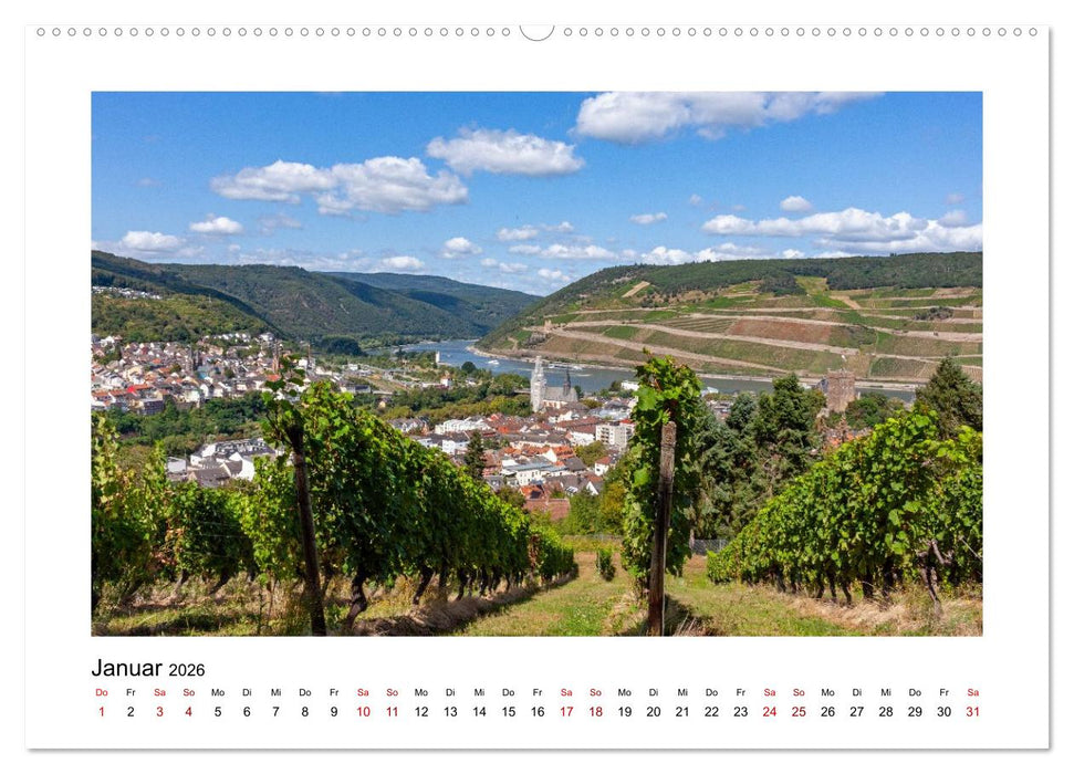 Am schönen Mittelrhein (CALVENDO Wandkalender 2026)