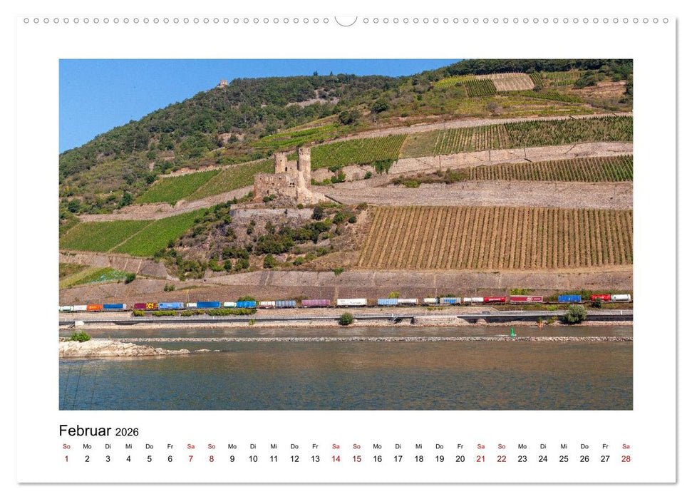 Am schönen Mittelrhein (CALVENDO Wandkalender 2026)