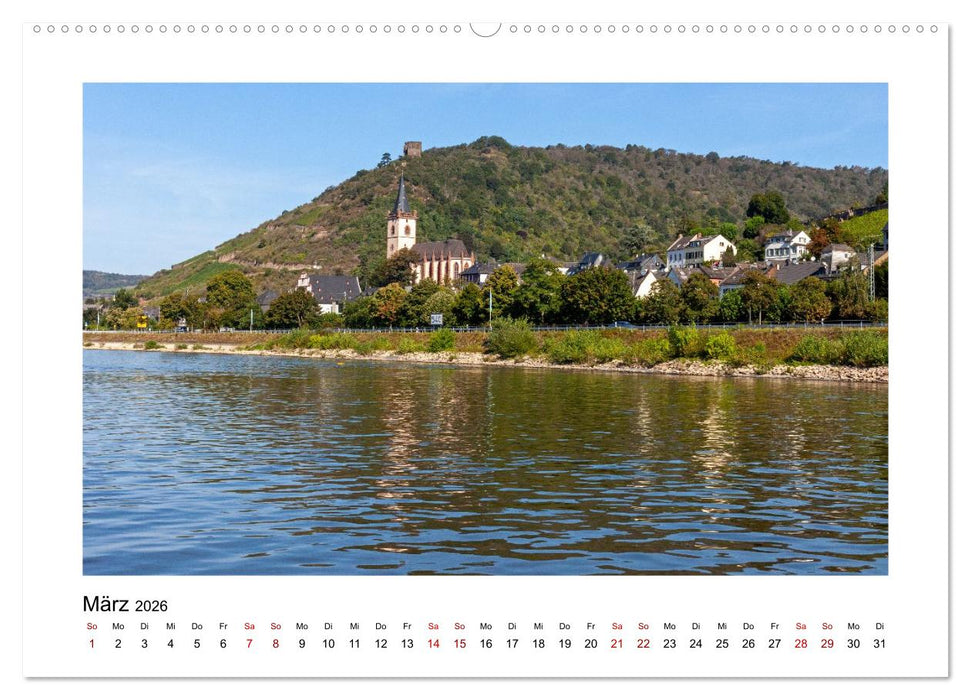 Am schönen Mittelrhein (CALVENDO Wandkalender 2026)