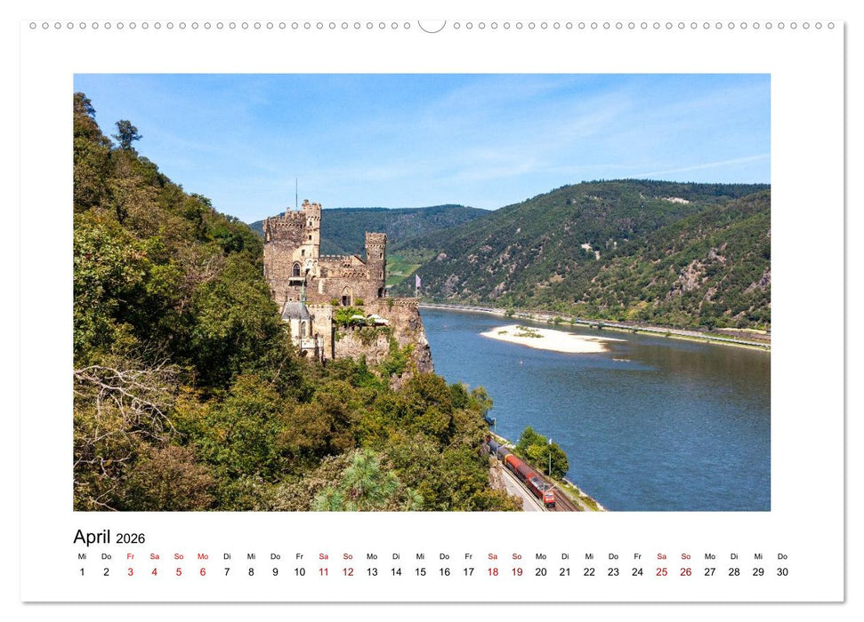 Am schönen Mittelrhein (CALVENDO Premium Wandkalender 2026)