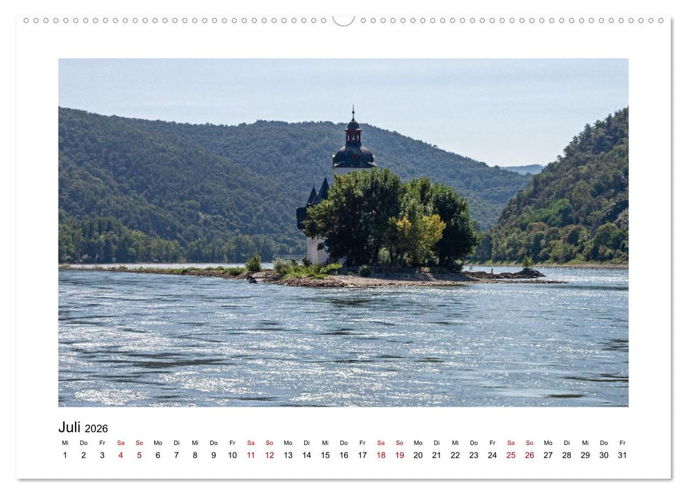 Am schönen Mittelrhein (CALVENDO Premium Wandkalender 2026)
