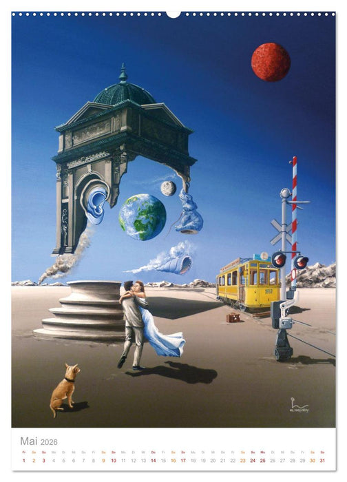 Blau Träumen (CALVENDO Wandkalender 2026)