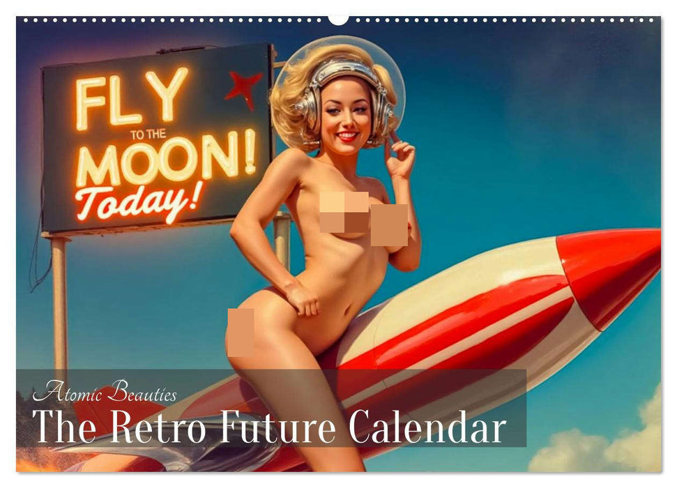 Atomic Beauties – The Retro Future Calendar (CALVENDO Wandkalender 2026)