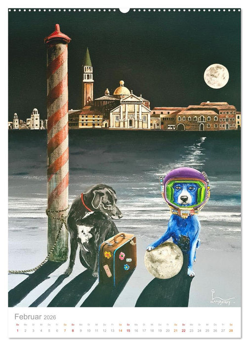 Blau Träumen (CALVENDO Premium Wandkalender 2026)