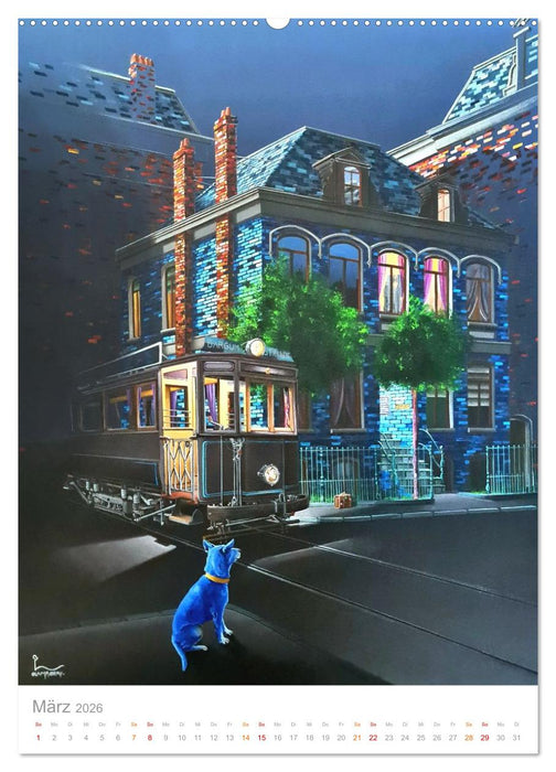 Blau Träumen (CALVENDO Premium Wandkalender 2026)