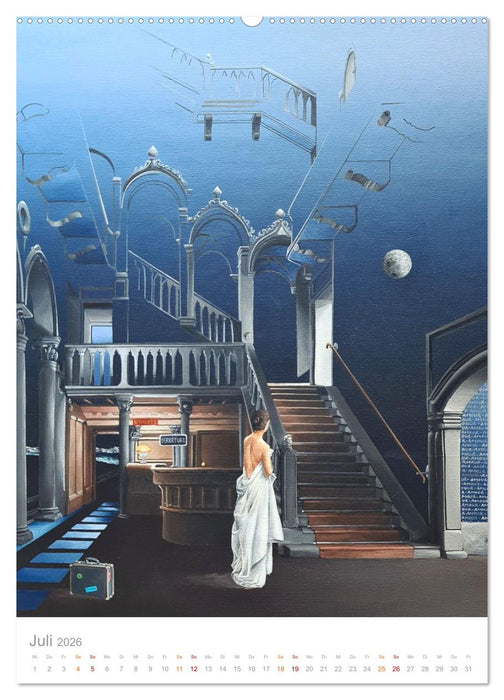 Blau Träumen (CALVENDO Premium Wandkalender 2026)